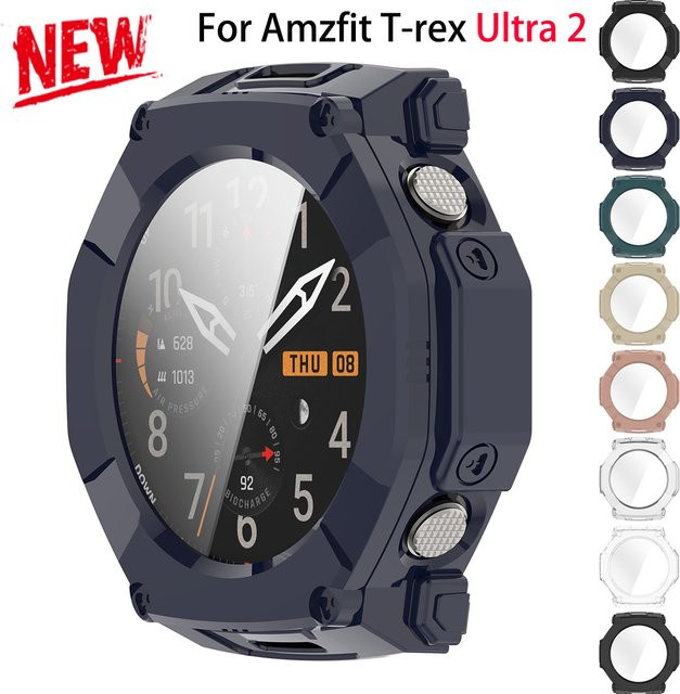 FancyWrist Schutzhülle mit Glas für Amazfit T-Rex Ultra 2, Schwarz, Unisex - Bild 1