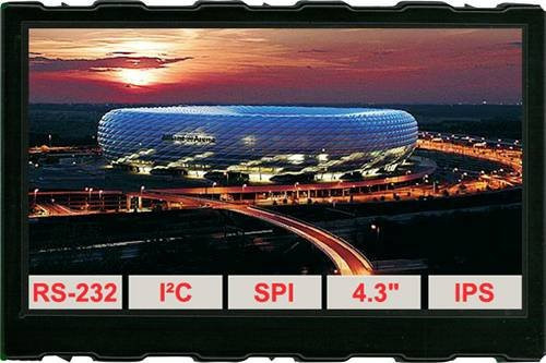 DISPLAY VISIONS LCD-Display B/H/T: 106,8 x 71 x 10,4 mm - Bild 1