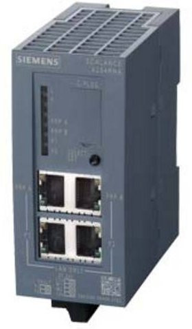 Siemens Ethernet Switch 10/100MBit/s grau 6GK5204-0BA00-2MB2 - Bild 1