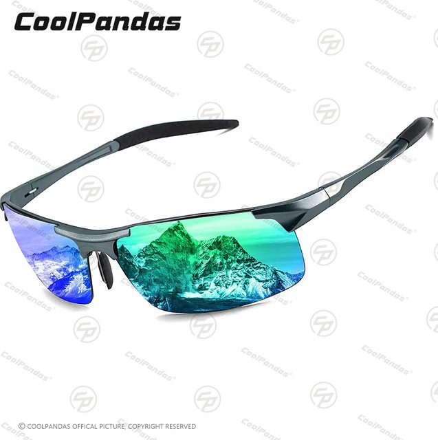 CoolPandas Sonnenbrille, Aluminium, rectangular, unisex, polarisiert - Bild 1