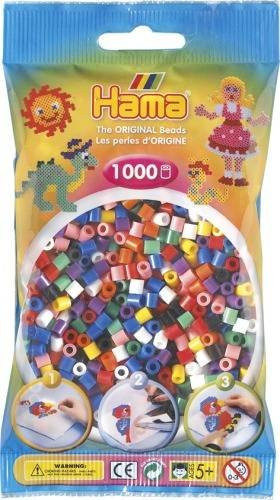 HAMA Perlen Set gemischt, 1.000 Stück, Artikelnummer 207-00 - Bild 1