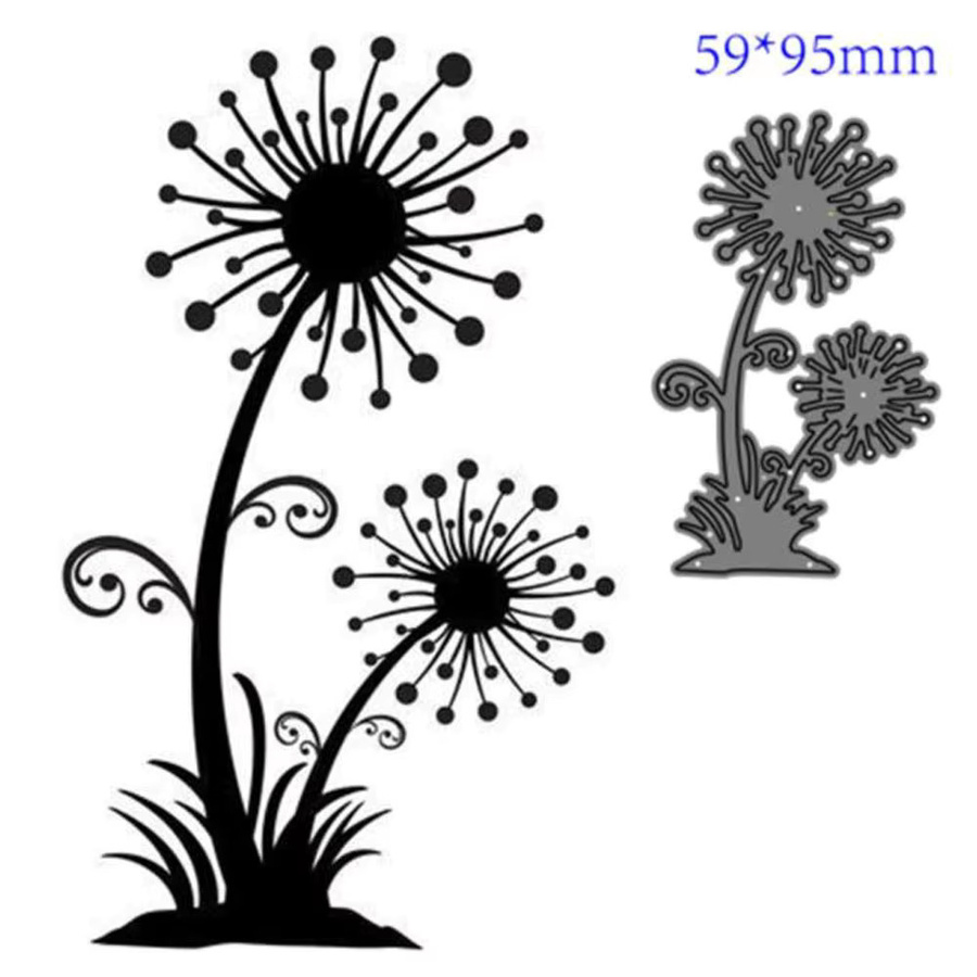 Metall-Schneideformen für Blumen zur DIY-Dekoration von Scrapbooking-Alben, Papierkarten und Bastelarbeiten - Bild 5