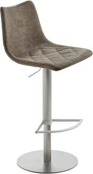 Mayer Sitzmöbel Barhocker 1375 braun Kunstleder höhenverstellbar Breite: 43 cm - Bild 1