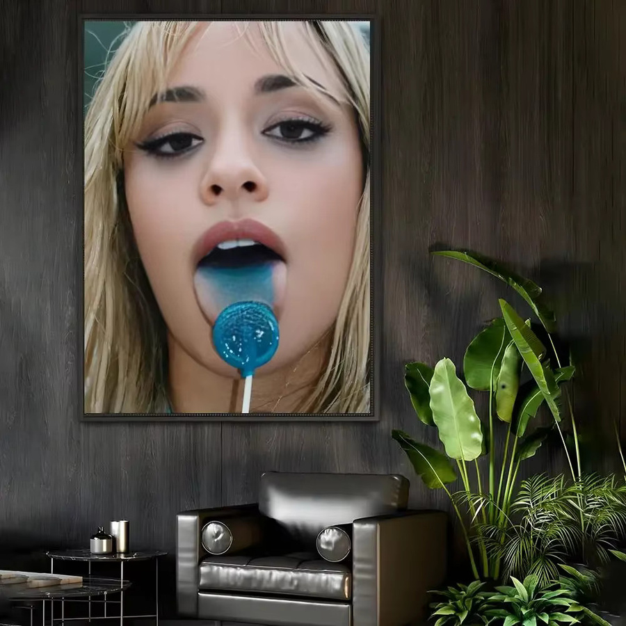 CamilaS C-Cabello Album Cover Poster Ästhetische Wandkunst in Schwarz und Mehrfarbig für dein Zuhause - Bild 2