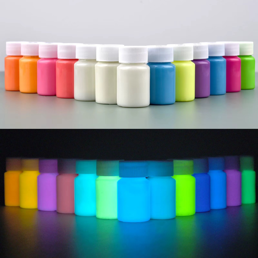 Langlebige fluoreszierende Acrylfarben für Kunstwerke und Partyzubehör, 30 g - Bild 5