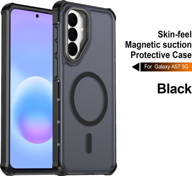 MagSafe Magnetische Schutzhülle für Samsung Galaxy S26 S25 S24 S23 Plus Ultra A57 A56 A17 A27 A36 Sturzsichere Matte Panzerhülle in Transparent - Bild 1