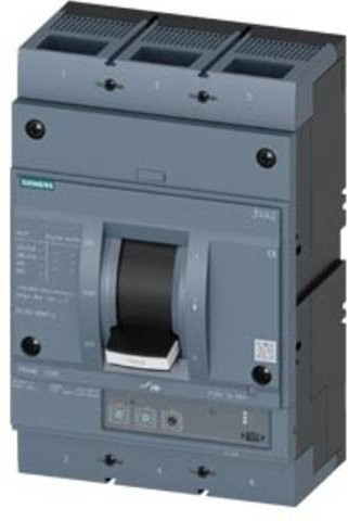 Siemens Leistungsschalter 3VA2580-7HL32-0AA0 in Grau mit Einstellbereich 320 - 800A und max. 690 V/AC Schaltspannung - Bild 1