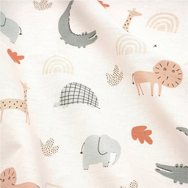 Julius Zöllner Ganzjahresschlafsack Organic Cotton für Babys in Weiß und Multicolour, 2.5 TOG - Bild 1