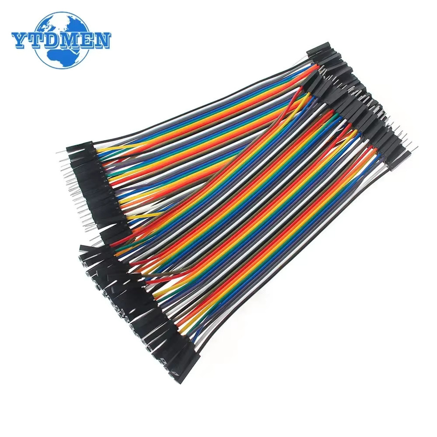 YTDMEN 20-poliger Dupont-Überbrückungsdraht Set in Multicolor, 20 cm Länge, Stecker auf Stecker, Buchse auf Stecker und Buchse auf Buchse für Arduino DIY-Elektronik-Kits - Bild 3