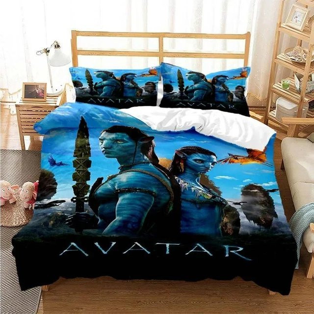 Gu Tao Avatar Bettwäscheset aus Polyester, Blau, B/H: 150 x 200 cm - Bild 1