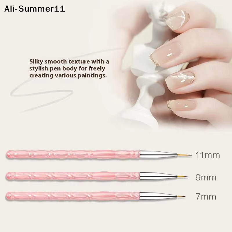 Amn Nail-Art-Pinsel, 3 Stück, Liner-Pinsel für feine Details - Bild 2