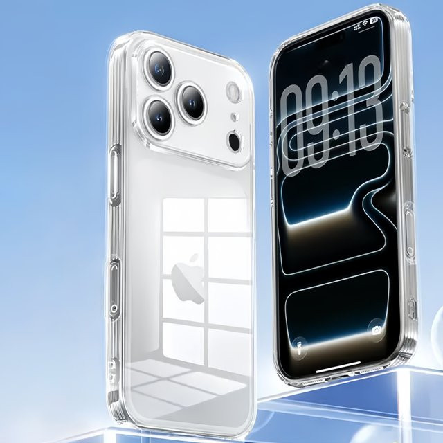 Stoßfeste und transparente TPU-Handyhülle für iPhone 17 Pro Max, 17 Pro, 17, Air sowie iPhone 16 Pro Max und 16 - Bild 1