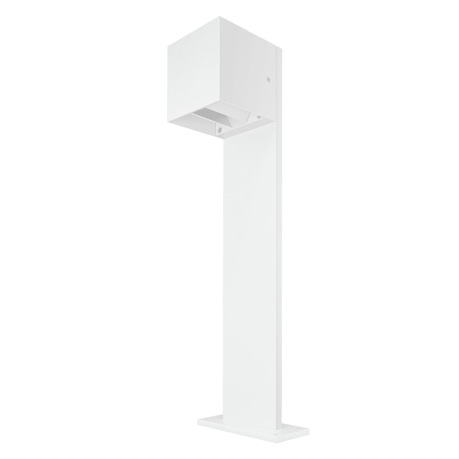 Luxvenum Wegleuchte CUBE LED dimmbar in Weiß mit einstellbarer Abstrahlung IP54 für Außenbereich und Garten - Bild 1