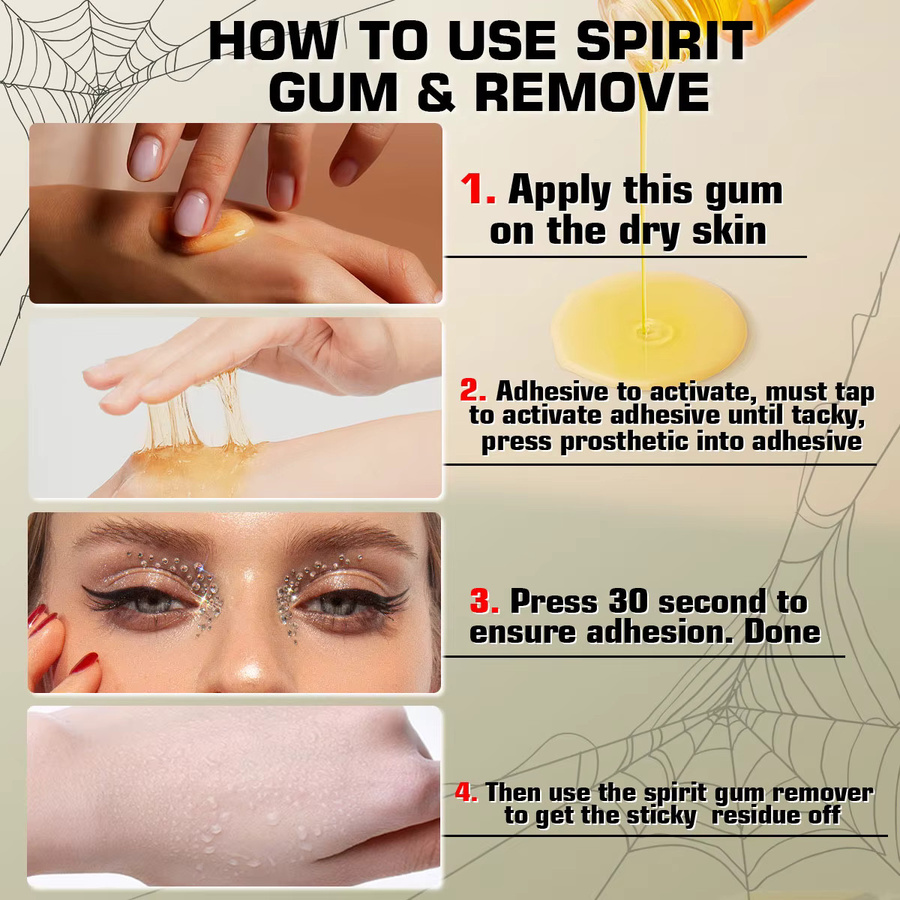 Oster Spirit Gum Spezialeffekt-Make-up-Kleber, Unisex - Bild 5