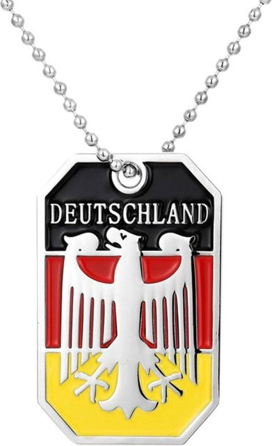 Hundemarke Deutschland-Flagge, black, Damen - Bild 1