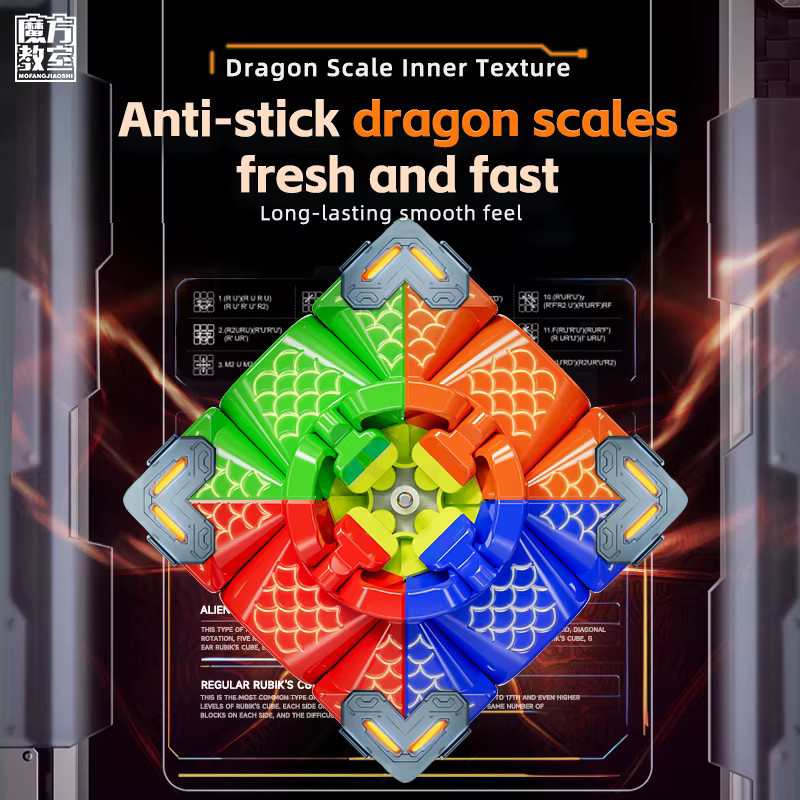 Moyu Meilong 3 M V2, Magnetischer Magischer Würfel, Speed Cube, Puzzle - Bild 4