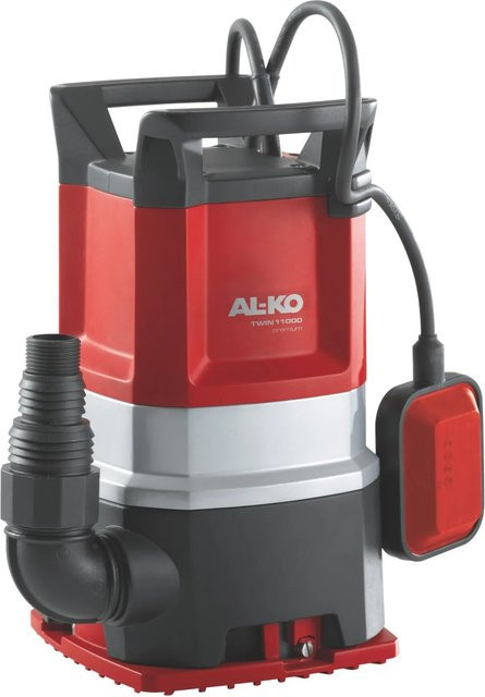 AL-KO Combitauchpumpe Twin 11000 Premium in Rot und Silber - Bild 1