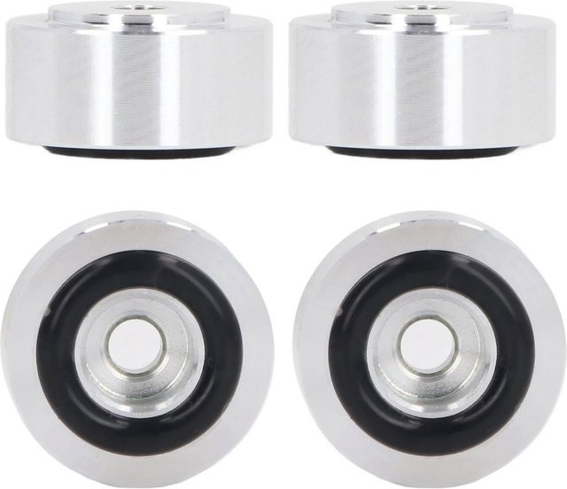 mfySpace Lautsprecher Dämpfungsfüße aus Aluminiumlegierung zur Isolation für Plattenspieler und CD-Player, 4 Stück, Weiß - Bild 1