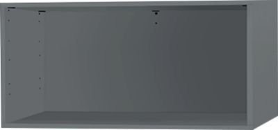 Schäfer Shop Select Aufsatzregal aus Holz mit 1 Fach, Farbe Anthrazit, B: 80 cm, T: 42 cm, H: 37,2 cm - Bild 1
