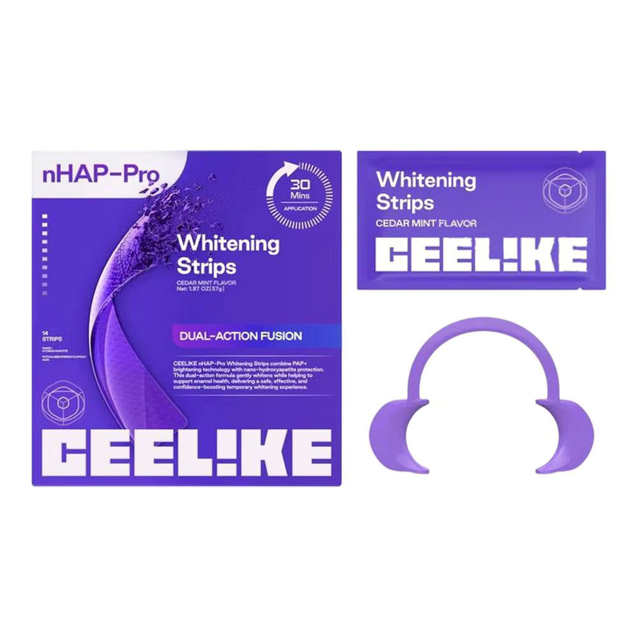 CEELIKE NHAP-Pro Zahnaufhellungsstreifen, PAP+, Nano-Hydroxyapatit - Bild 7