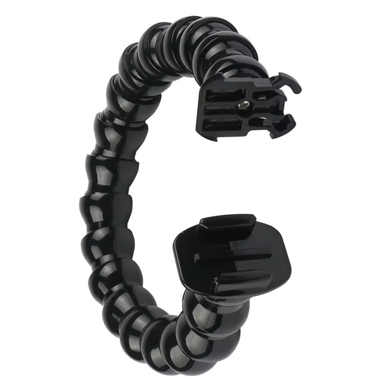 Jaws Flex Clamp Arm Mount Verstellbarer Schwanenhalshalter in Schwarz für GoPro, SJcam, Yi und DJI Action Kameras - Bild 3