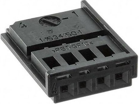 TE Connectivity Buchsengehäuse-Kabel 1-1534150-1 in Schwarz - Bild 1