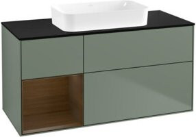 V&B Waschtischunterschrank Finion Wandbeleuchtung in Lackoptik B/T/H: 120 x 60 cm - Bild 1