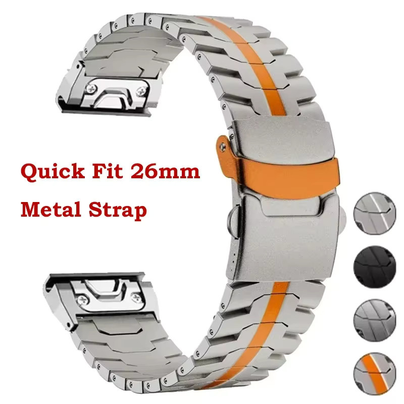 FancyWrist Uhrenarmband Titan, Edelstahl, Silber - Bild 2