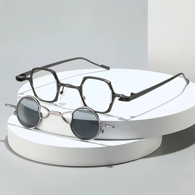 SHAUNA Sonnenbrille, rund, Metall, Vollrand, Unisex - Bild 1