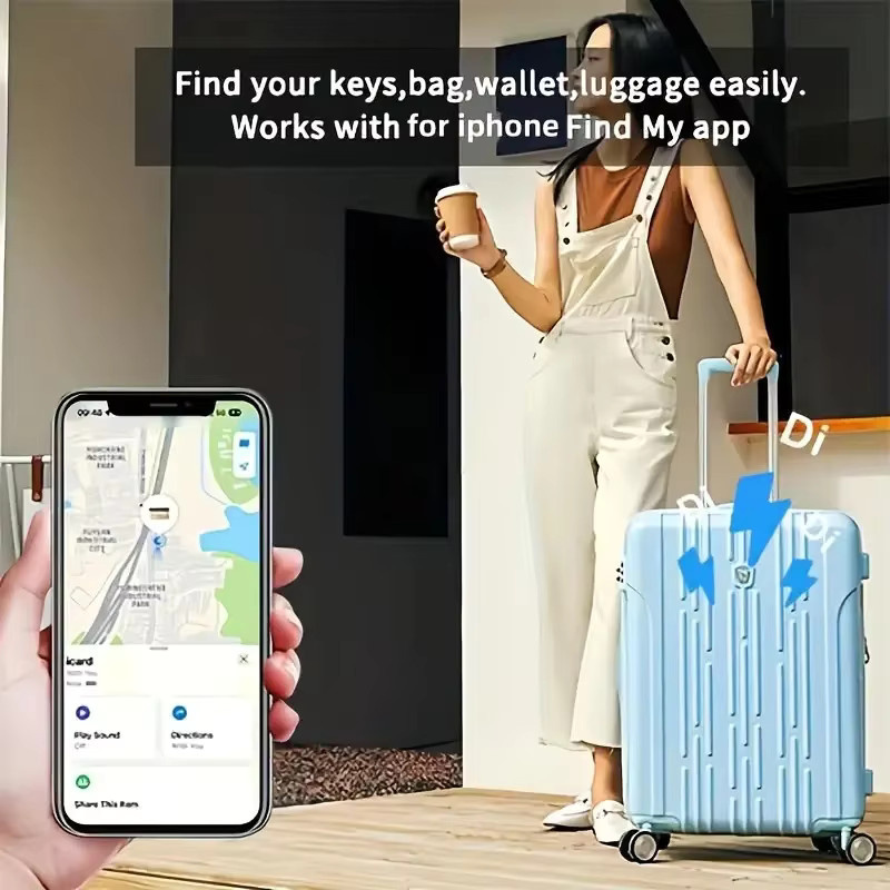 Apple Smart Tag Bluetooth-Tracker als Schlüsselfinder und Artikellocator für iOS in Schwarz - Bild 3