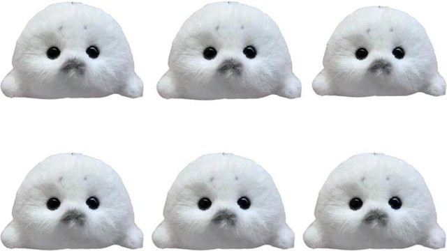Linyi toy Schlüsselanhänger Robbe, Plüsch, Unisex - Bild 1