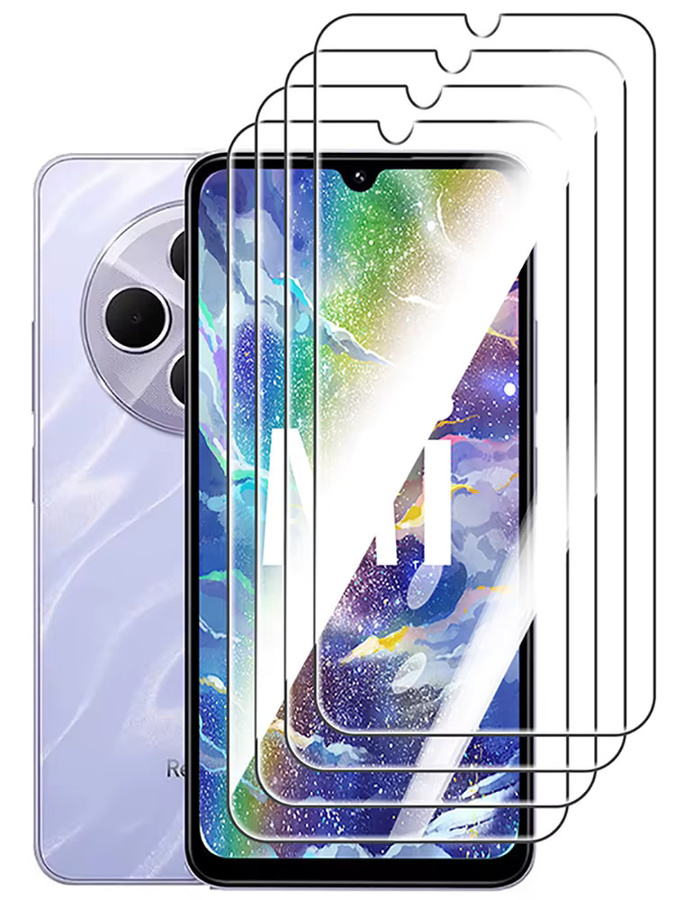Xiaomi Displayschutzfolie aus gehärtetem Glas, transparent, für Redmi 15C 14C 13C 12C 10C 9C 10X 4G 5G 15R - Bild 4