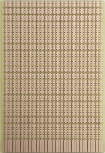 Rademacher WR-Typ 946 Prüfungsplatine aus Hartpapier, braun, L x B: 16 x 10 mm, 35µm, Rastermaß 2.54mm - Bild 1