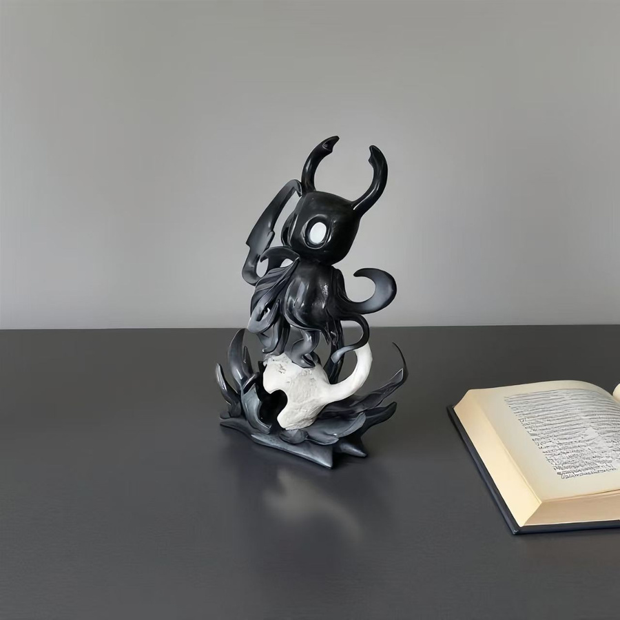 Yiran toy 1 Hollow Knight Schattenritter Figur Schwarz PVC 14+y - Bild 2