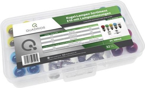 Quadrios 1802O016 Skalenlampe mit 32 Teilen, Multicolour, E10 Sockel, 6.0V, 3W - Bild 1