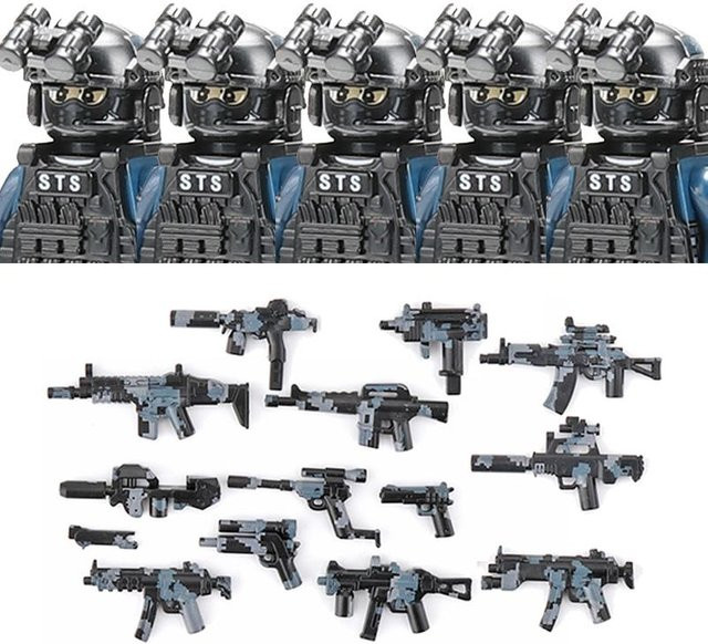Linyi toy Polizei Militärfigur, Bausteine, ab 14 Jahren - Bild 1