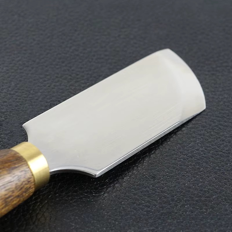 DIY Cutter Messer aus Sandelholz für Leder und Holz mit verschiedenen Mundformen zum Schneiden und Trimmen von Kanten - Bild 2