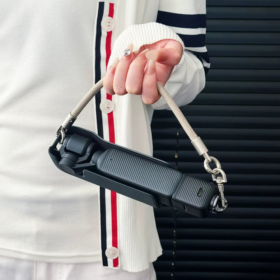 lolozzx Umhängeband für DJI OSMO Pocket 3 und Smartphones in Schwarz als Diebstahlschutz-Lanyard und Hängeseil - Bild 4