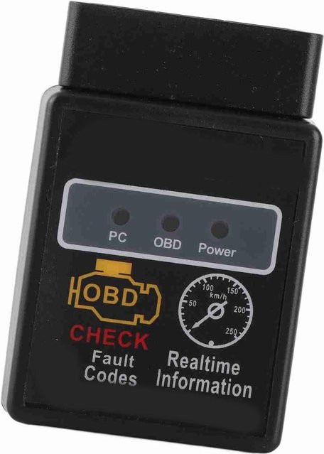 Koogeelife OBD2 Scanner V2.1 Bluetooth Fehlercode Auslesegerät zur Kraftstoffdruckerkennung in Grau - Bild 1