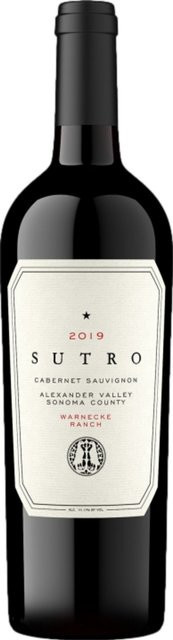 Sutro Warnecke Ranch, Cabernet Sauvignon, trocken, 2019, Rotwein, 0,75 l - Bild 1