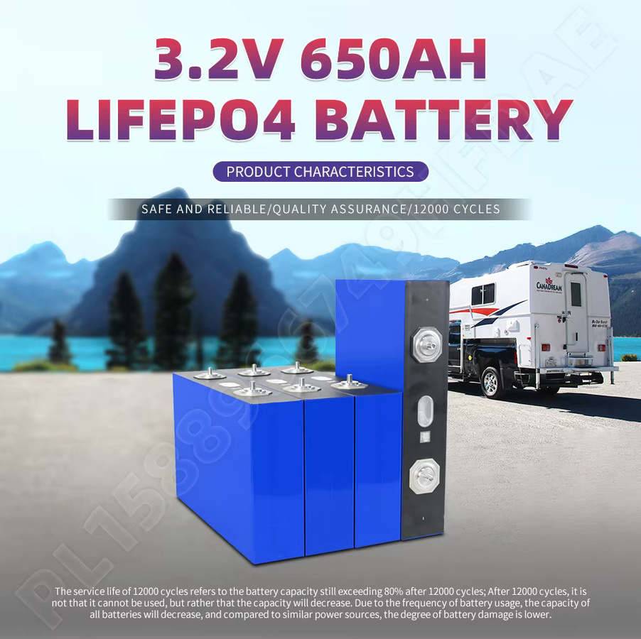 Seekwatt LiFePO4 Batterie 650Ah 3.2V Klasse A für Solarenergie, Wohnmobile und Elektrofahrzeuge - Bild 5