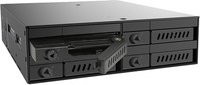 Chieftec CMR-425 Mobiles Speicher-Rack für 2.5 Zoll SATA Laufwerke in Schwarz - Bild 1