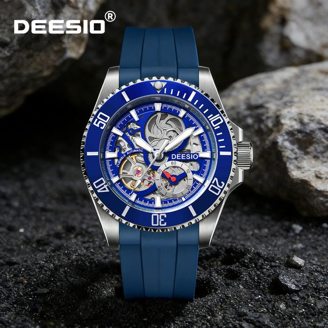 Deesio Armbanduhr, Automatik, Edelstahl, Saphirglas, 41 mm, Herren - Bild 1