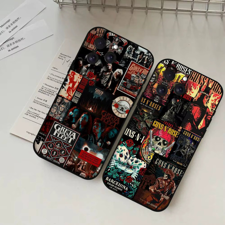 Mesuca Handyhülle Rock Band Guns N' Roses für iPhone in Multicolour - Bild 2