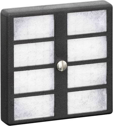 EBM Papst Lüftergitter FF 80 in Schwarz, B: 80 mm, H: 80 mm - Bild 1