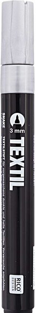 Rico Design Textilmarker für dunkle Stoffe in Silber - Bild 1