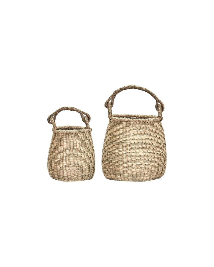 House Doctor Korbset Cesta in Natur, Durchmesser: 28 cm - Bild 1