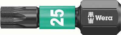 Wera Impaktor Torx Bit T 20 mit 6,3 mm Sechskant Aufnahme im 10er Set - Bild 2