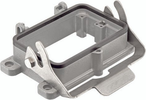 HARTING Anbaugehäuse 09 30 048 0302 in Grau aus Aluminium - Bild 1