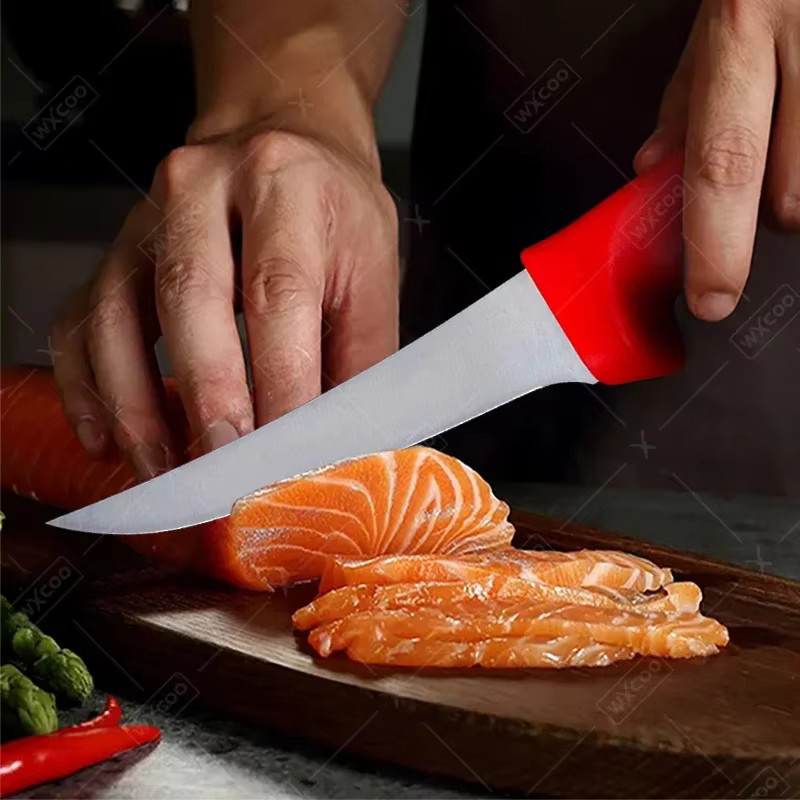 WXCOO Edelstahl-Hautmesser in Silber als vielseitiges Fleisch- und Ausbeinmesser für die Küche - Bild 5
